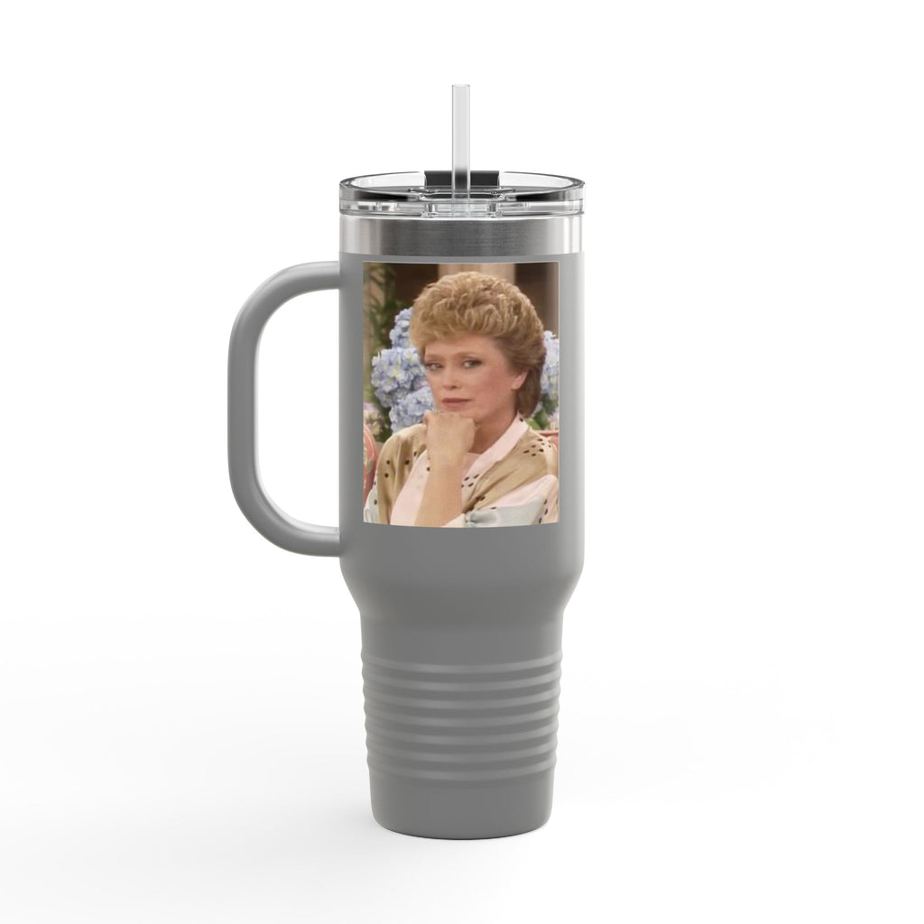 40oz Insulated Travel Mug — "Filled up like Blanche on a Saturday night" Funny Southern Comfort Tumbler