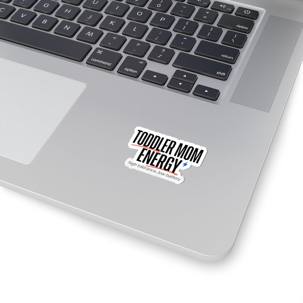 Toddler Mom Energy Sticker | minimalist mom typography, Mother’s Day mom life