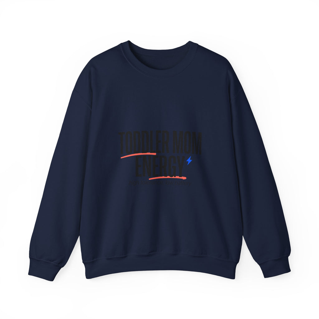 Toddler Mom Energy Sweatshirt | Minimal Typographic Mom, Mother’s Day Sweatshirt