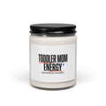 Toddler Mom Energy Soy Candle | Minimal Typographic Mother's Day, Mom Identity