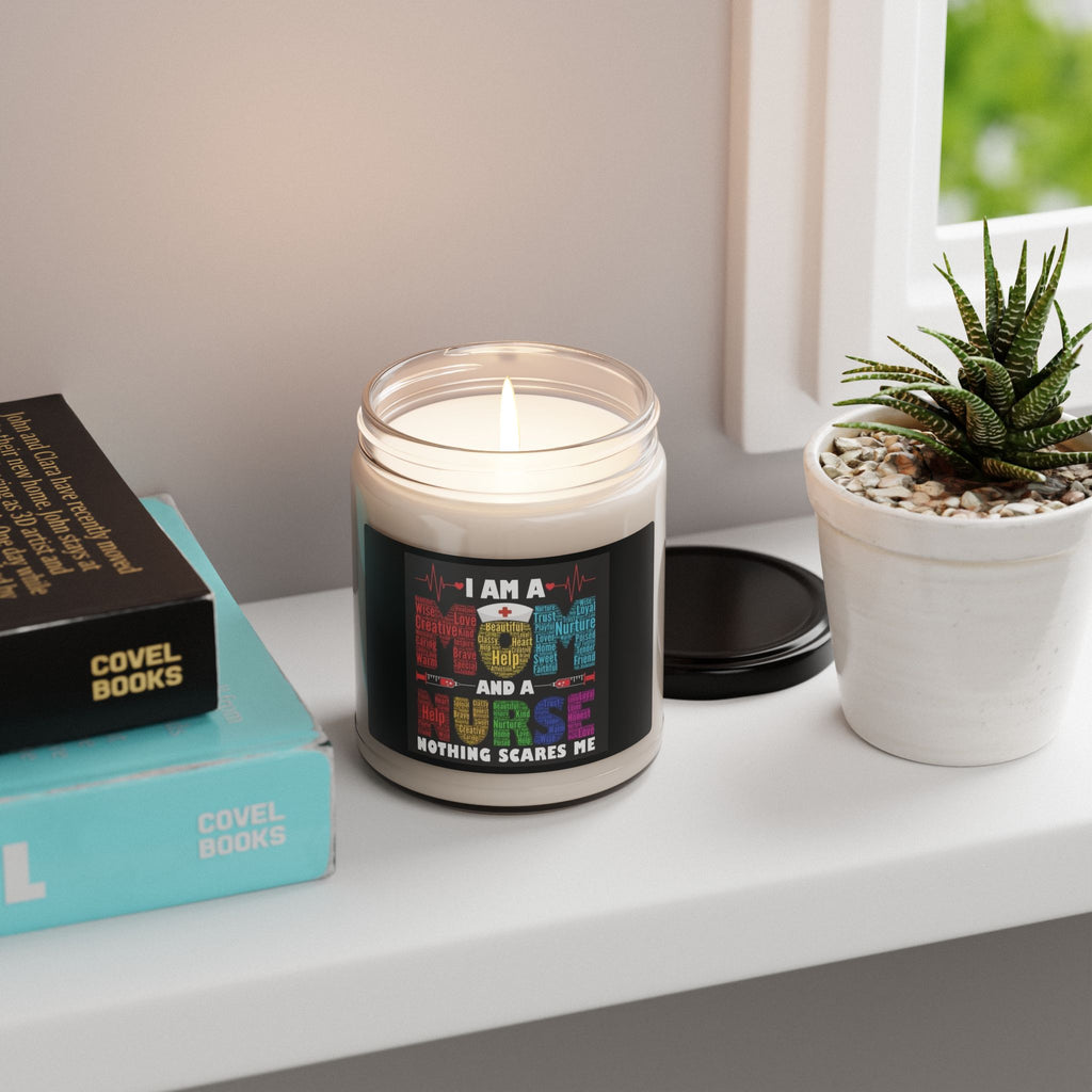I Am a Mom and a Nurse Candle | Scented Soy Candle, 9oz