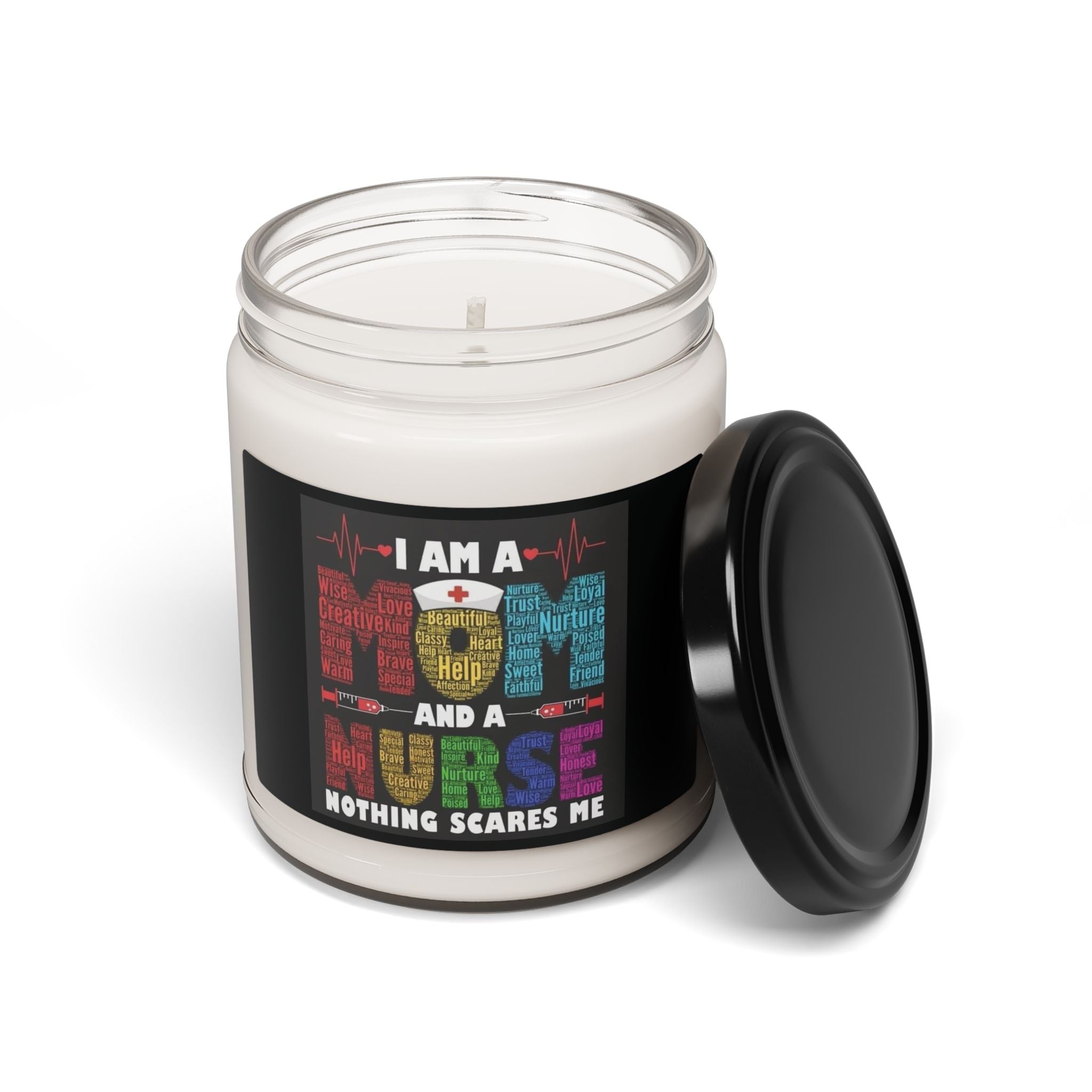 I Am a Mom and a Nurse Candle | Scented Soy Candle, 9oz