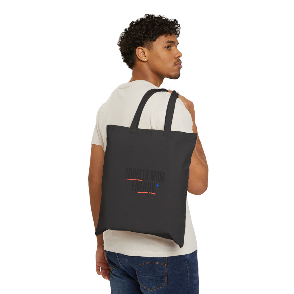 Toddler Mom Energy Tote | Mother’s Day Minimal Typographic Mom Tote