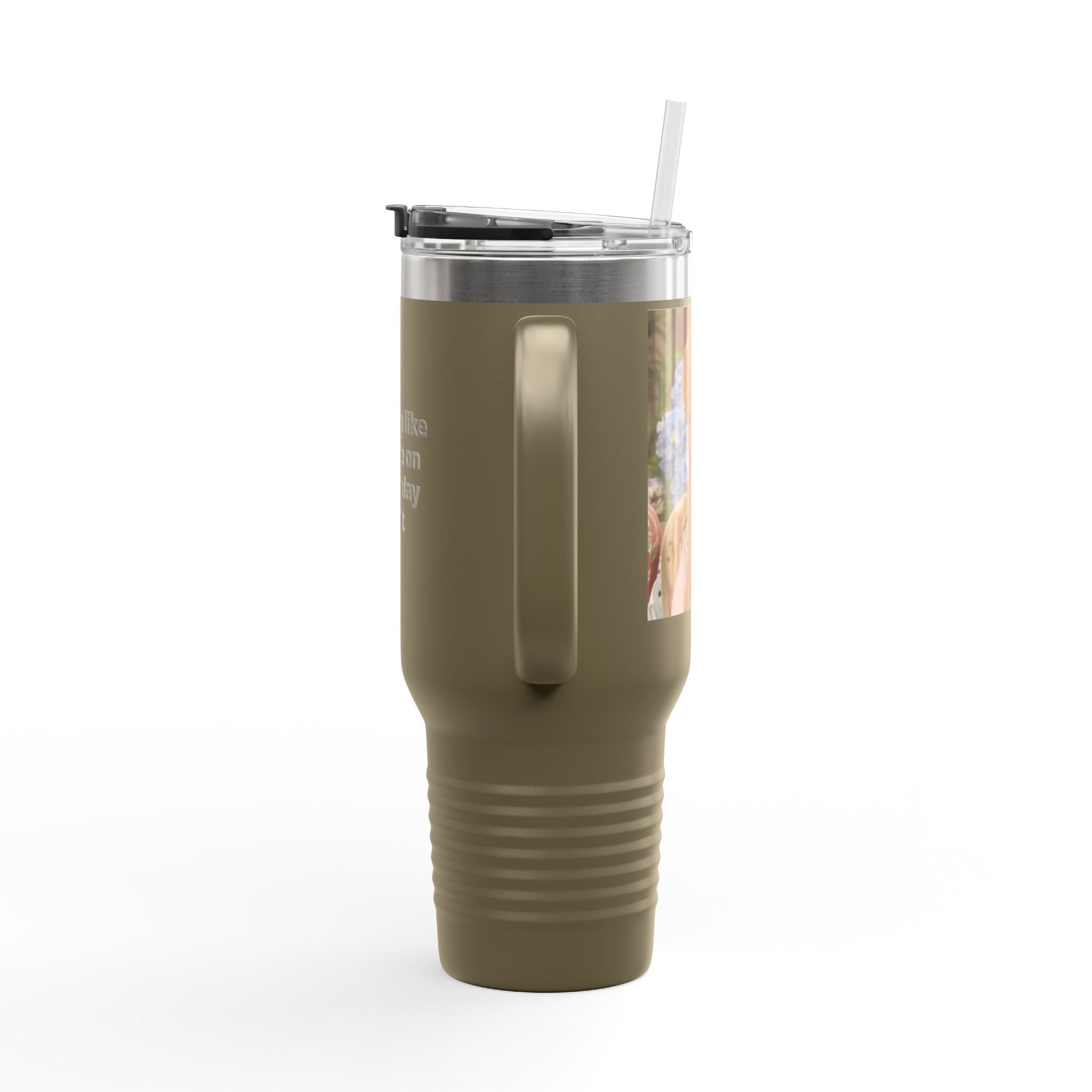 40oz Insulated Travel Mug — "Filled up like Blanche on a Saturday night" Funny Southern Comfort Tumbler