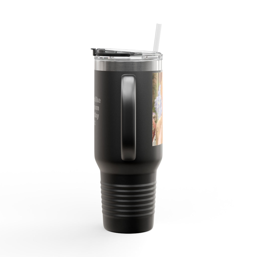 40oz Insulated Travel Mug — "Filled up like Blanche on a Saturday night" Funny Southern Comfort Tumbler
