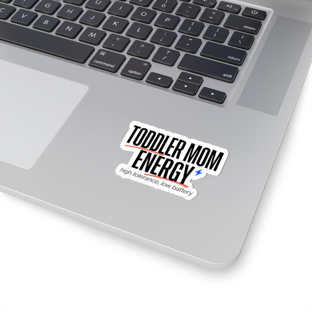 Toddler Mom Energy Sticker | minimalist mom typography, Mother’s Day mom life