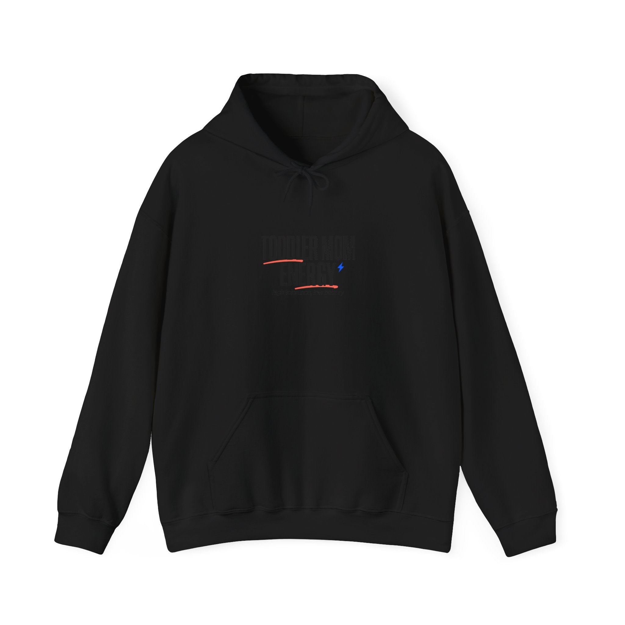 Toddler Mom Energy Hoodie | Minimal Typographic Mom Sweatshirt