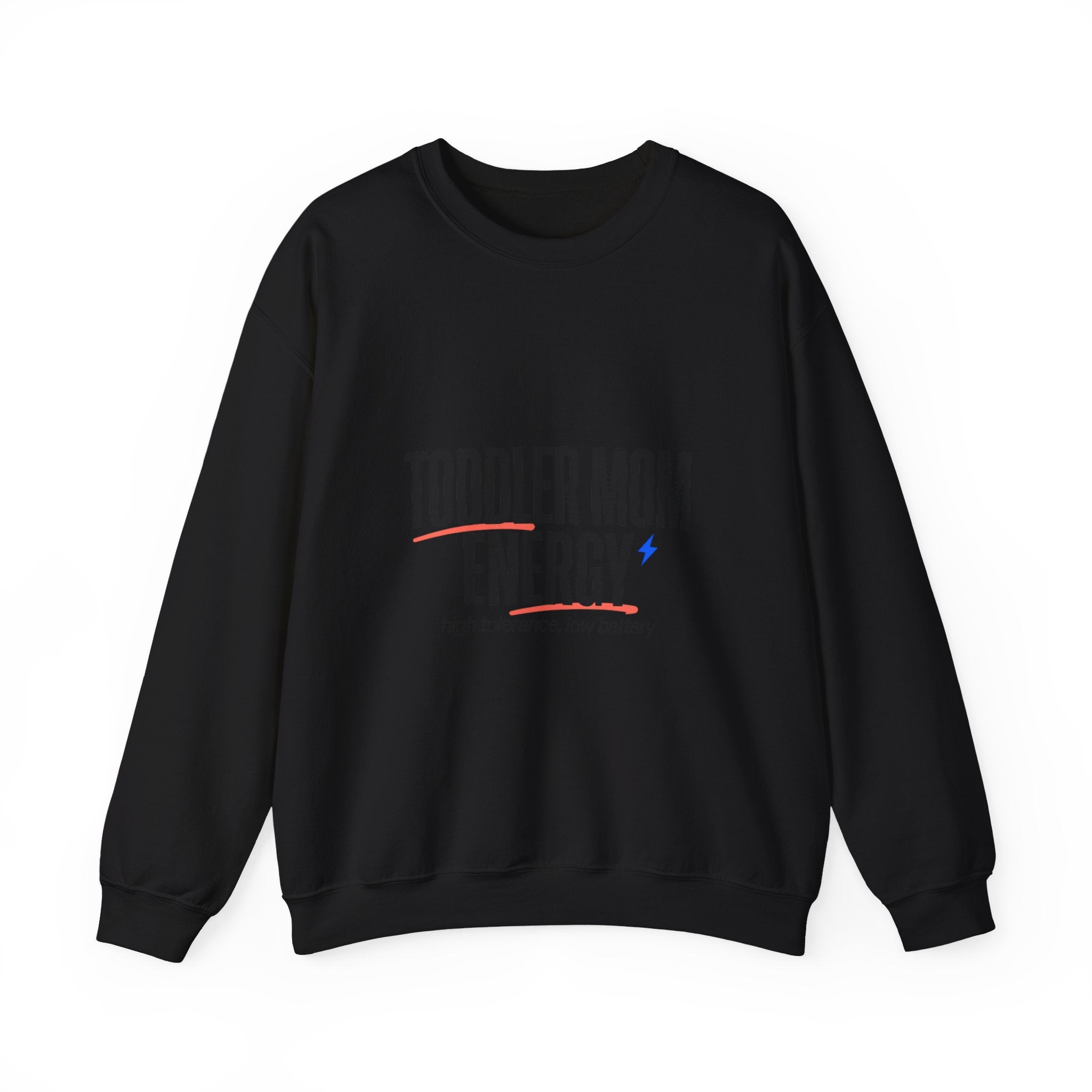 Toddler Mom Energy Sweatshirt | Minimal Typographic Mom, Mother’s Day Sweatshirt