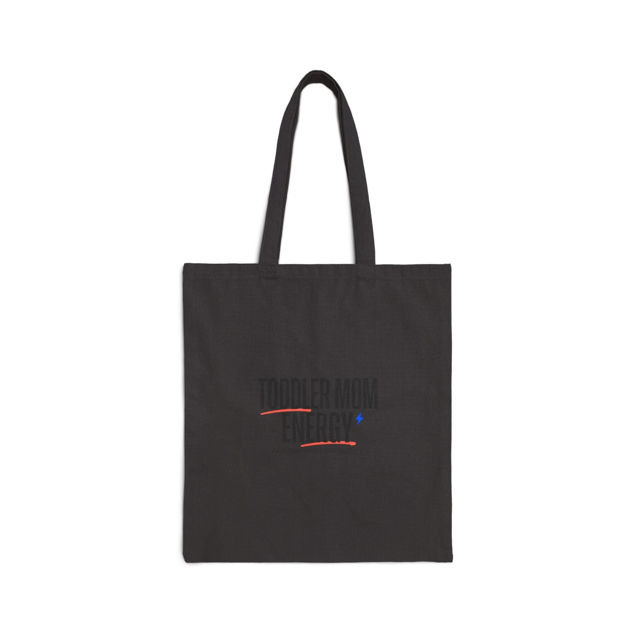 Toddler Mom Energy Tote | Mother’s Day Minimal Typographic Mom Tote