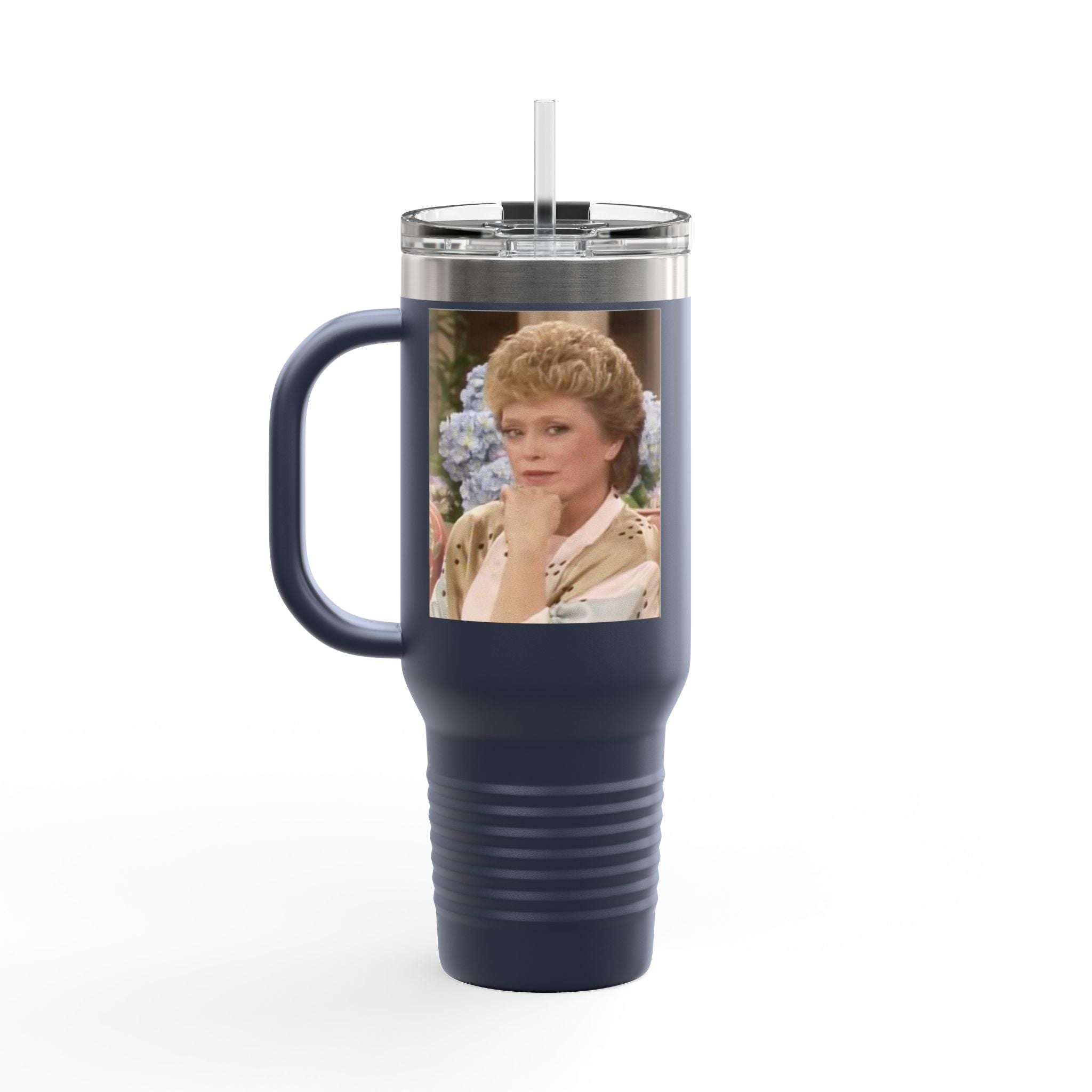 40oz Insulated Travel Mug — "Filled up like Blanche on a Saturday night" Funny Southern Comfort Tumbler